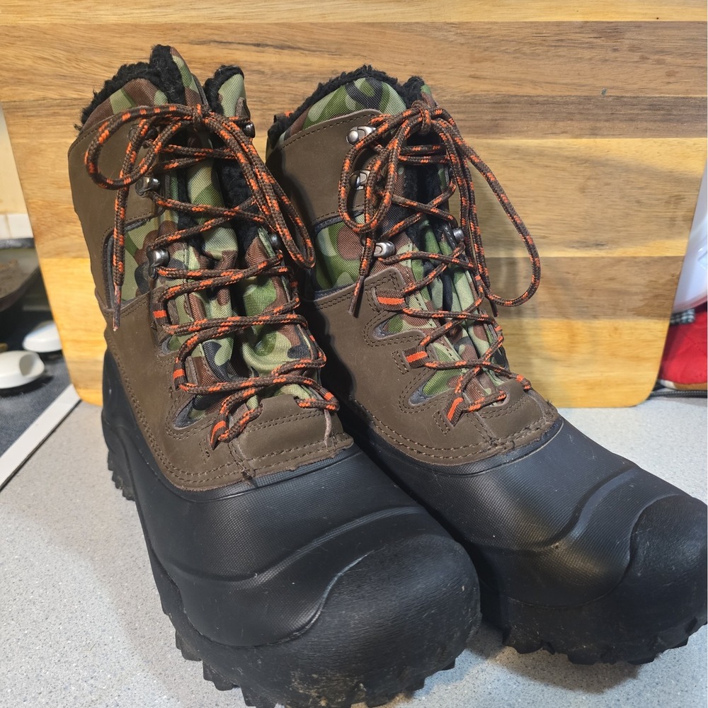 Goodfellow & Co Men's Case Winter Hiking Boots Camo & Brown Size Size 11 Snow